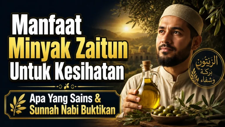 Manfaat Minyak Zaitun Untuk Kesihatan — Apa Yang Sains & Sunnah Nabi Buktikan